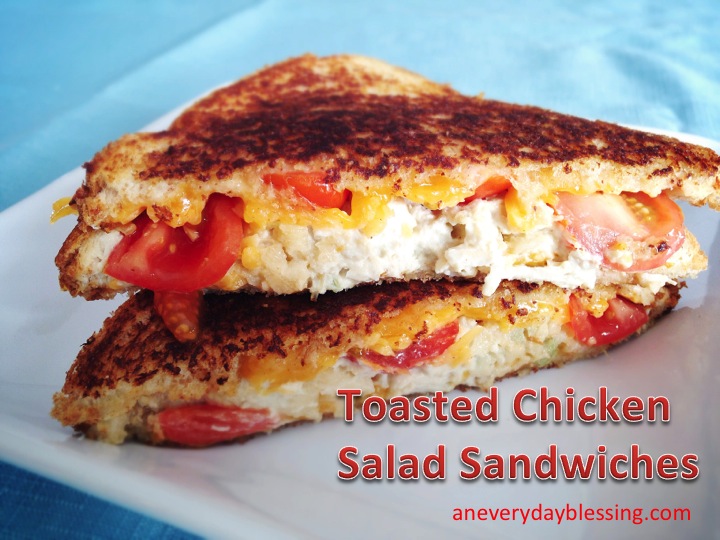 Toasted Chicken Salad Sandwiches