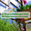 How to ReCharge and Find Me Time (When You Have No Help)