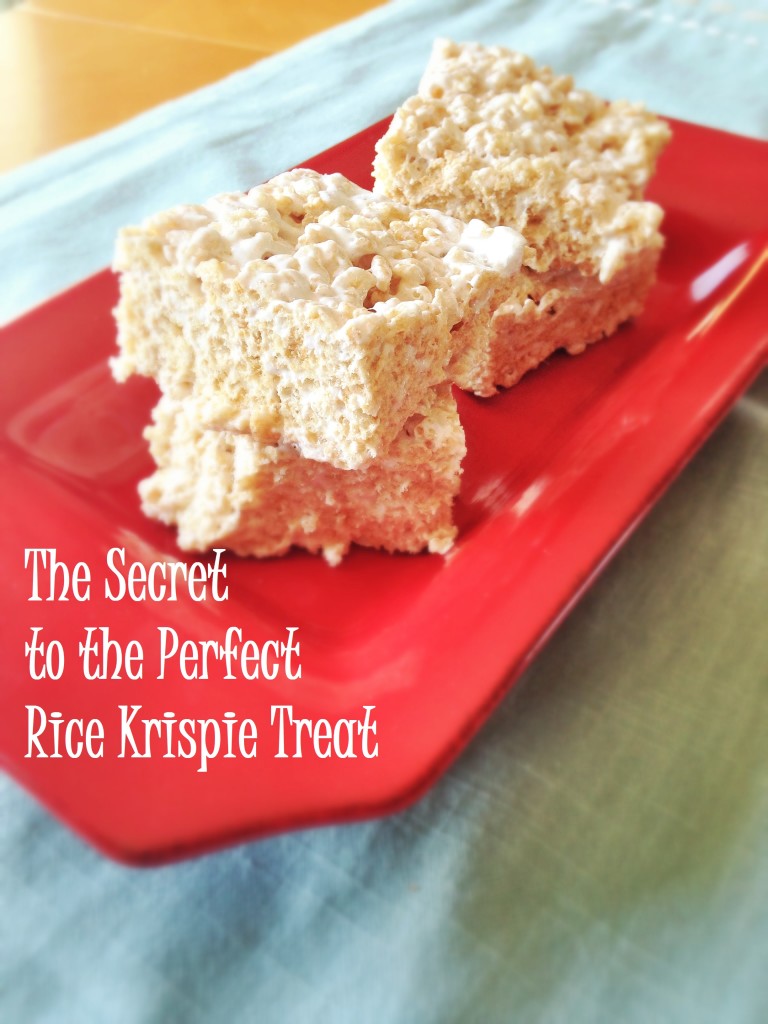 Secret to the Perfect Rice Krispie Treat