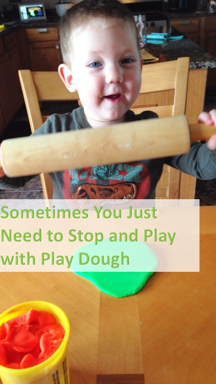 Sometimes You Just Need to stop and play with play dough